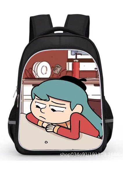Hılda Karikatür Çocuk Sırt Çantaları15 Inç Cosplay Çift Omuzdan Askili Çanta Seyahat Çantası Hafif Dayanıklı Yürümeye Başlayan Gizli Sakli Konusmalar Kız Erkek Için (Yurt Dışından)