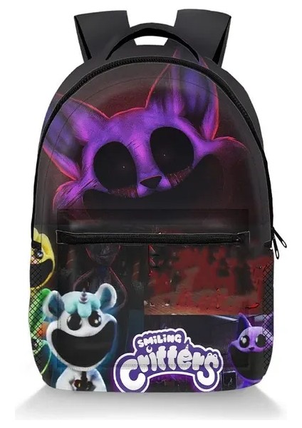 40*31*14 cm Gülümseyen Critters Sırt Çantası Gülümseyen Critters Okul Çantası Büyük Kapasiteli Çok Amaçlı Çanta Çocuklar Için Doğum Günü Noel (Yurt Dışından)