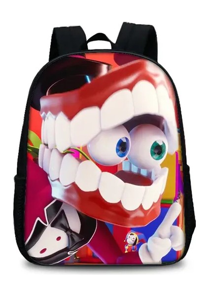 Inanılmaz Dijital Sirk Sırt Çantası 35X27X12 cm Dizüstü Bilgisayar Mochila Çantası Yaratıcı Karikatür Anime Oyunu Sevimli Okul Çantası Büyük Kapasiteli Ki (Yurt Dışından)