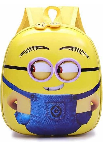 Karikatür Çanta Bebek Sevimli Çanta Sırt Çantası Erkek Kız Çocuk Anaokulu-Sarı Askılı Sarı Adam (Yurt Dışından)