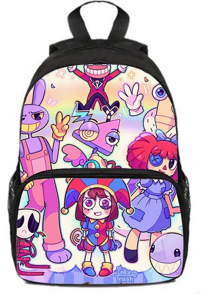 Inanılmaz Dijital Sirk Okul Çantası Sırt Çantası Öğrenci Sırt Çantası Inanılmaz Dijital Sirk Güzel Moda Aksesuarları (Yurt Dışından)