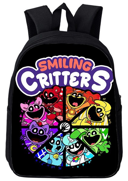 Oyun Gülümseyen Critters Sırt Çantası Çocuklar Için Anaokulu Okul Çantalarını 12 Inç Çocuk Okul Çantaları Erkek Kız Anime Sırt Çantası Mochila (Yurt Dışından)