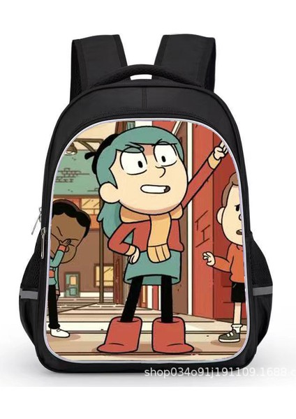 Hılda Karikatür Çocuk Sırt Çantaları15 Inç Cosplay Çift Omuzdan Askili Çanta Seyahat Çantası Hafif Dayanıklı Yürümeye Başlayan Gizli Sakli Konusmalar Kız Erkek Için (Yurt Dışından)