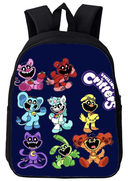 Oyun Gülümseyen Critters Sırt Çantası Çocuklar Için Anaokulu Okul Çantalarını 12 Inç Çocuk Okul Çantaları Erkek Kız Anime Sırt Çantası Mochila (Yurt Dışından)