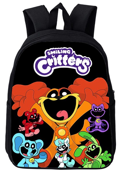 Oyun Gülümseyen Critters Sırt Çantası Çocuklar Için Anaokulu Okul Çantalarını 12 Inç Çocuk Okul Çantaları Erkek Kız Anime Sırt Çantası Mochila (Yurt Dışından)