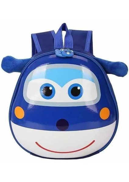 Karikatür Çanta Bebek Sevimli Çanta Sırt Çantası Erkek Kız Çocuk Anaokulu-Mavi Kanatlar (Yurt Dışından)