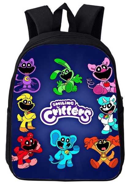 Oyun Gülümseyen Critters Sırt Çantası Çocuklar Için Anaokulu Okul Çantalarını 12 Inç Çocuk Okul Çantaları Erkek Kız Anime Sırt Çantası Mochila (Yurt Dışından)