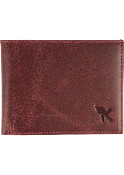 Deri Erkek Cüzdan Bordo C245-06