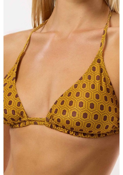 4609 Gold Simli Bikini Takımı