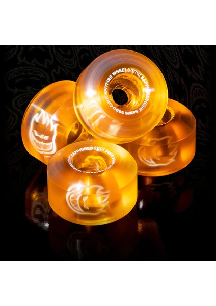 Saphire Clear Orange 54MM 90DU Kaykay Tekerleği