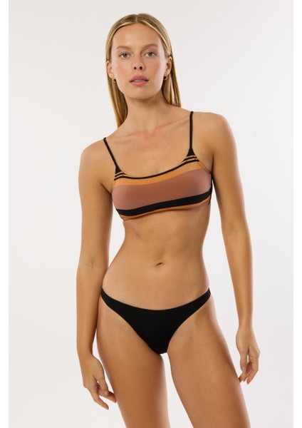 4623 Siyah Kahverengi Bikini Takımı