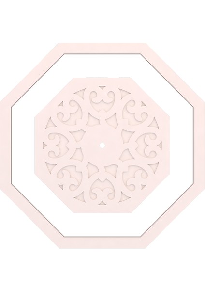 Tavan Lamba Göbeği 52-Sekizgen-Dış Çıtalı