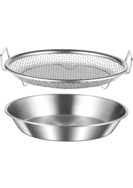 Kı Yağı Tepsisi Paslanmaz Çelik Kulplu Kı Kabı 24CM (Yurt Dışından)