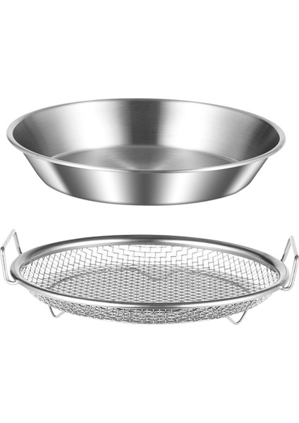 Kı Yağı Tepsisi Paslanmaz Çelik Kulplu Kı Kabı 24CM (Yurt Dışından)