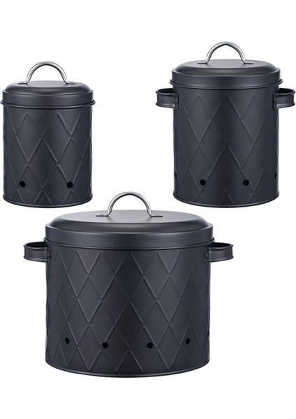 3x Soğan Depolama Sarımsak Sebzeler Piş Mutfak Için (Yurt Dışından)