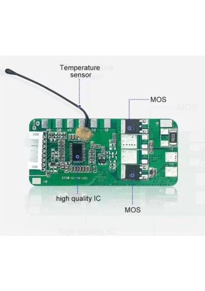 Tdt 7s 10A Lifepo4 Pil Koruma Devresi Bms