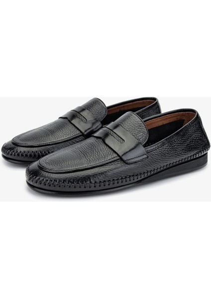 Castor Erkek Siyah Gyk Deri Loafer Ayakkabı 477 68611 Erk Ayk Y24 fırsatları