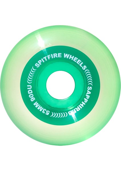 Saphire Clear Green 53MM 90DU Kaykay Tekerleği