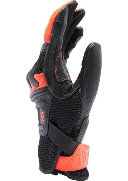 X-Ride 2 Ergo Black Red Fluo Tekstil Eldiven modelleri