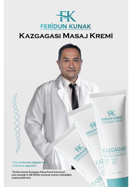 Feridun Kunak Kazgagası Masaj Kremi - 100 ml