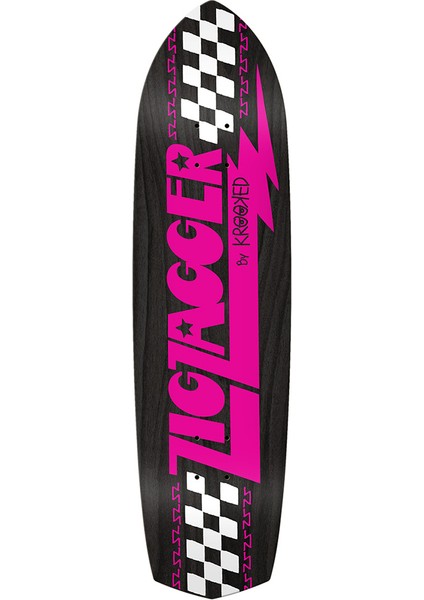 Zig Zagger Og Graphic Black Pink 8.62 Kaykay Tahtası