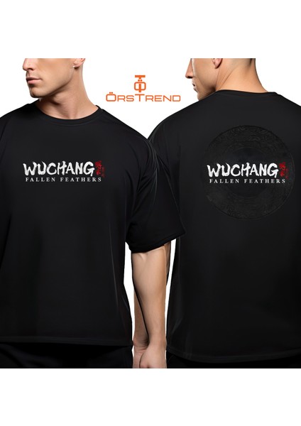 Wuchang Baskılı Oversize Tişört