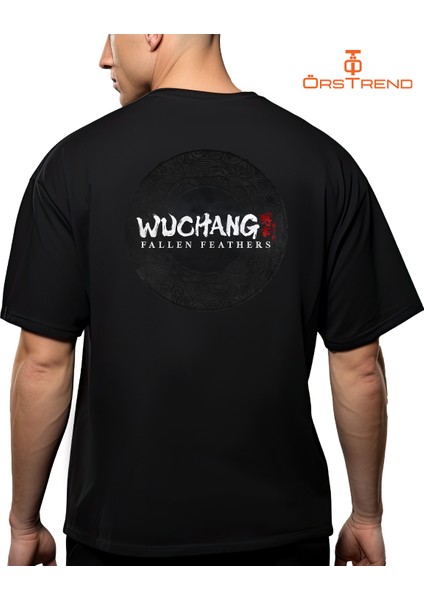 Wuchang Baskılı Oversize Tişört modelleri