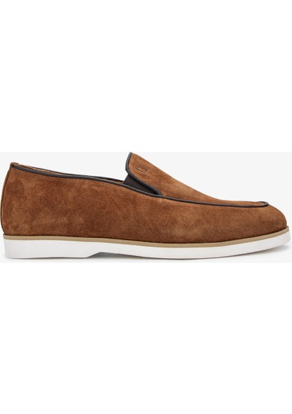 Avriel Erkek Tarçın Süet Deri Loafer Ayakkabı 537 3398 Erk Ayk Y24