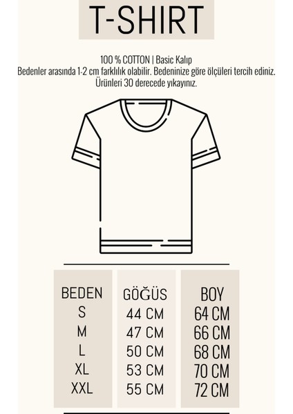 Unisex Home By Your Side Baskılı Siyah Basic Tshirt