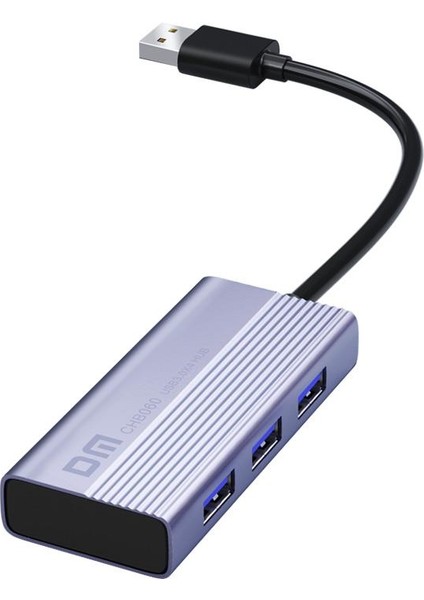 Dm CHB060 Pd Güç Destekli USB 3.0 4 Portlu Usb-A Hub Çoklayıcı Adaptör