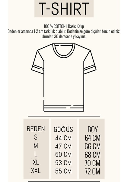Unisex Hang On! Baskılı Siyah Basic Tshirt