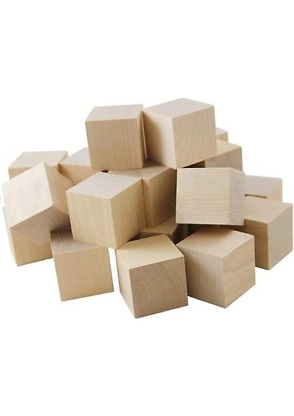 Südor Ahşap Küp Blok 20'li Naturel SDR-BS125