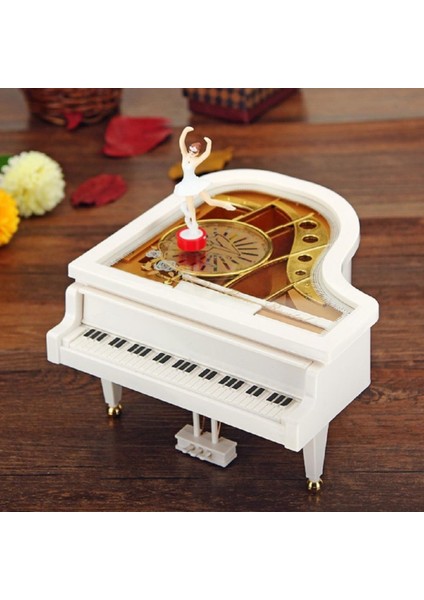 Piyano Müzik Kutusu Döner Balerinli Küçük Boy 14 cm modelleri