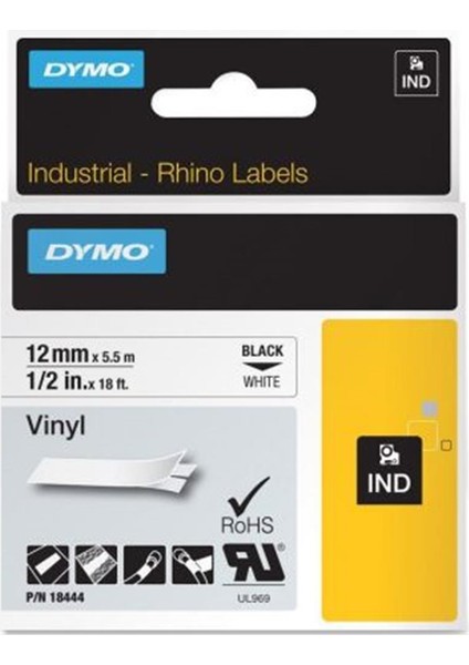 Rhinopro Renkli Vinil 12MMX5,5M Sarı/siyah