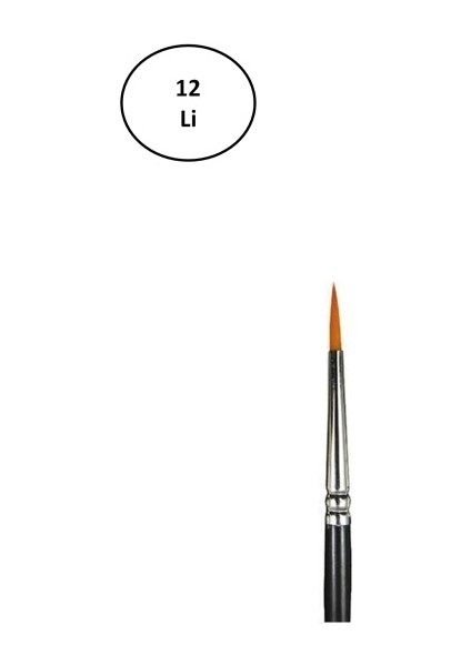 Seri 123 Sentetik Fırça No:2 12'li