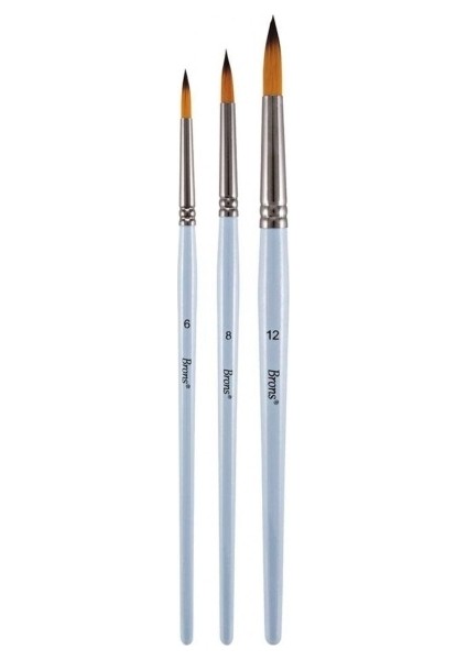 BR-2206 Sentetik Fırça Set 7