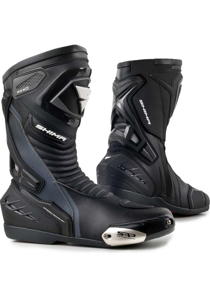 Shima Rsx-6 Korumalı Motosiklet Botu Siyah