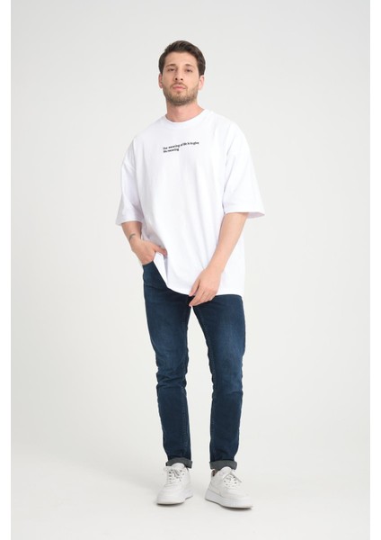 R-5806 Ön Baskı Arka Peç Detaylı Süprem Tişört fiyatları