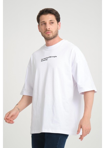 R-5806 Ön Baskı Arka Peç Detaylı Süprem Tişört indirimleri