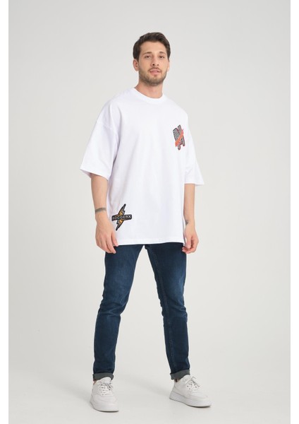 R-5779 Rocqerx Nakışlı Süprem Tişört fiyatları