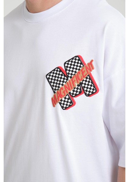 R-5779 Rocqerx Nakışlı Süprem Tişört fırsatları