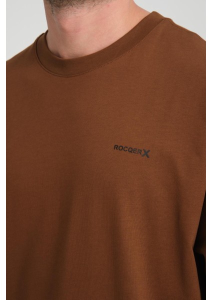 R-5775 Rocqerx Baskılı Düz Basıc Tişört modelleri