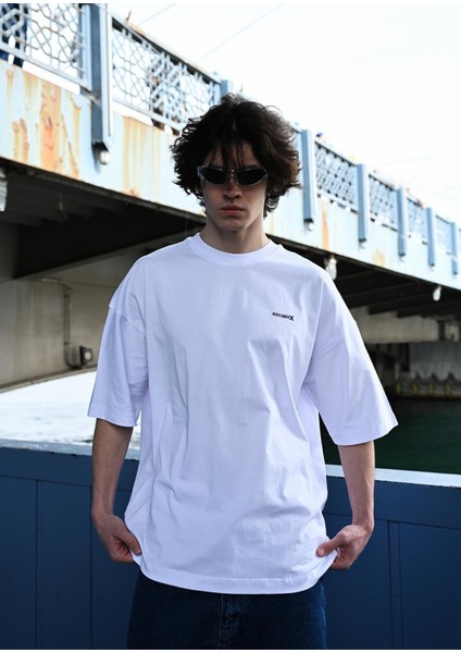 R-5775 Rocqerx Baskılı Düz Basıc Tişört modelleri