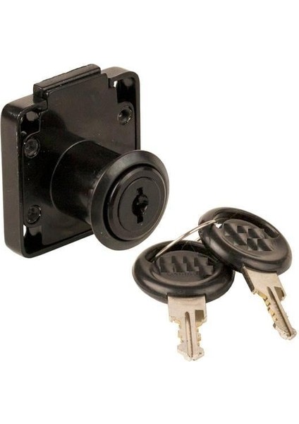 Çekmece Dolap Kapak Kiliti Siyah Kaplamalı
