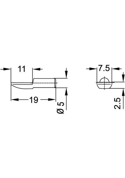 Tarak Düz Raf Pimi 5 Mm.-50 Adet fiyatları