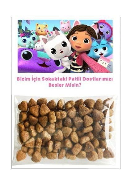 Gabby'nin Hayal Evi Hediyelik Kedi Maması 5 Adet