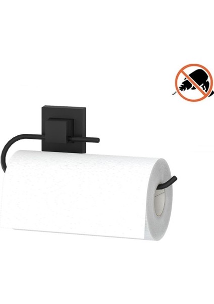 Tekno Tel EF-240 Yapışkanlı Banyo Mutfak Kağıt Havluluk Siyah