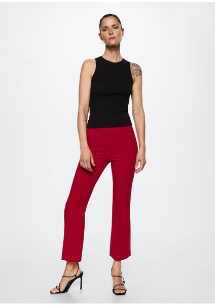 Flare Crop Pantolon