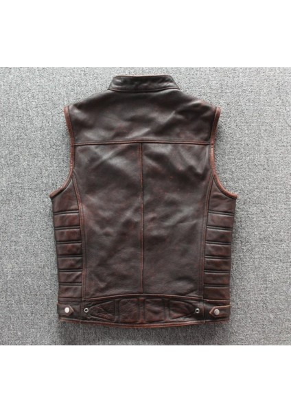 Motorcu Yelek Eskitme Deri modelleri