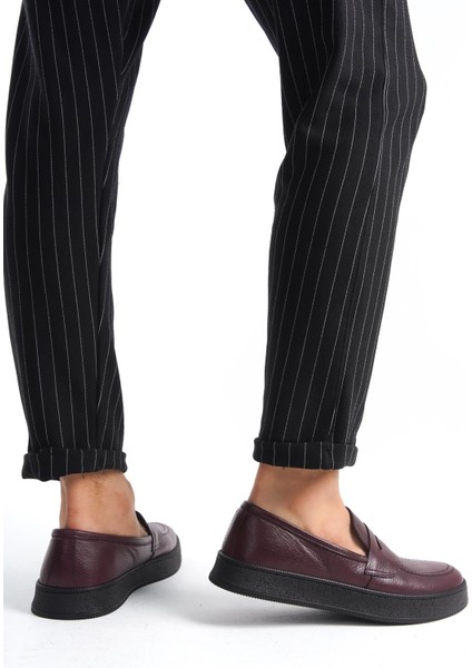 Erkek Deri Termo Taban Comfort Loafer Günlük Ayakkabı modelleri